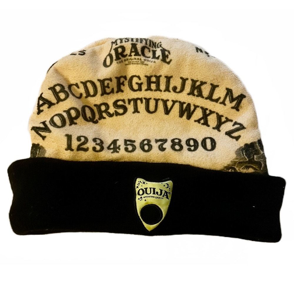 Ouija Board Print Beanie Hat